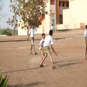playing kabaddi